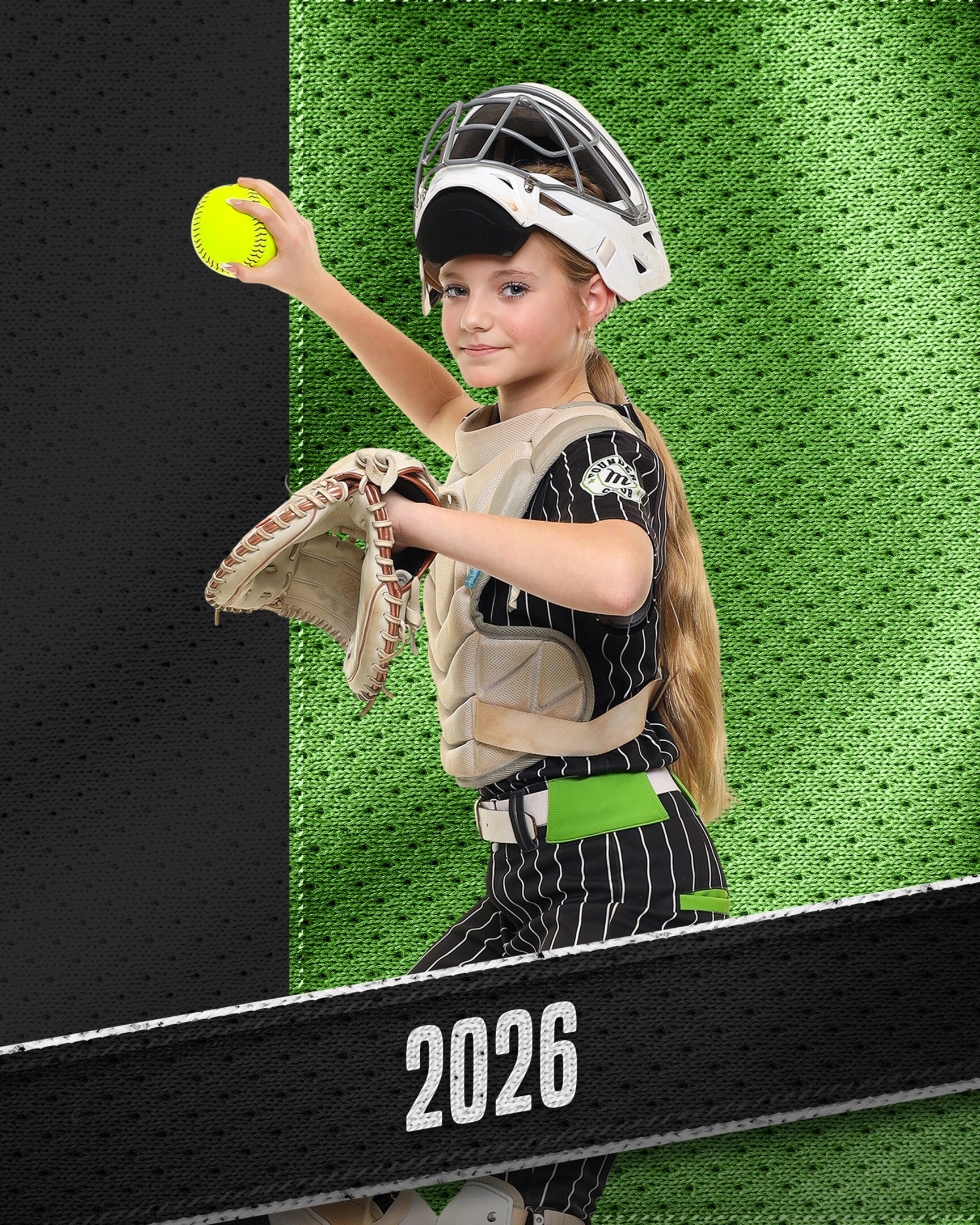 Young boy playing baseball, ready to catch the ball.